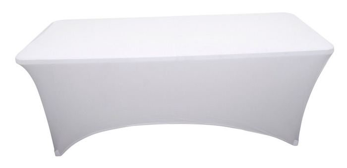 Strekkduk Iowa til sammenleggbart bord 180 cm hvit - Sunlife